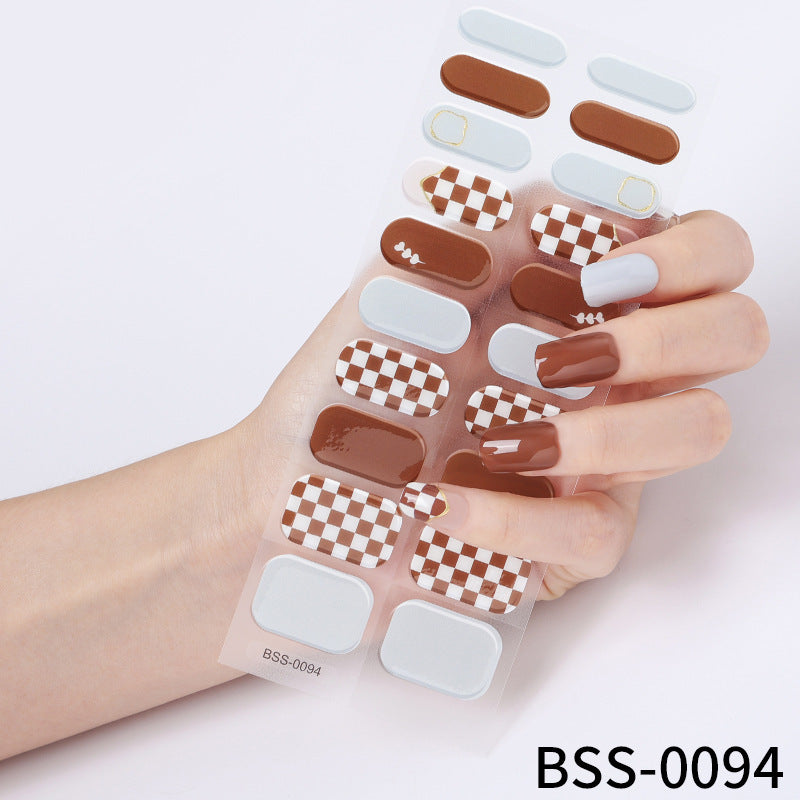 Gel Nail Stickers Phototherapy European And American