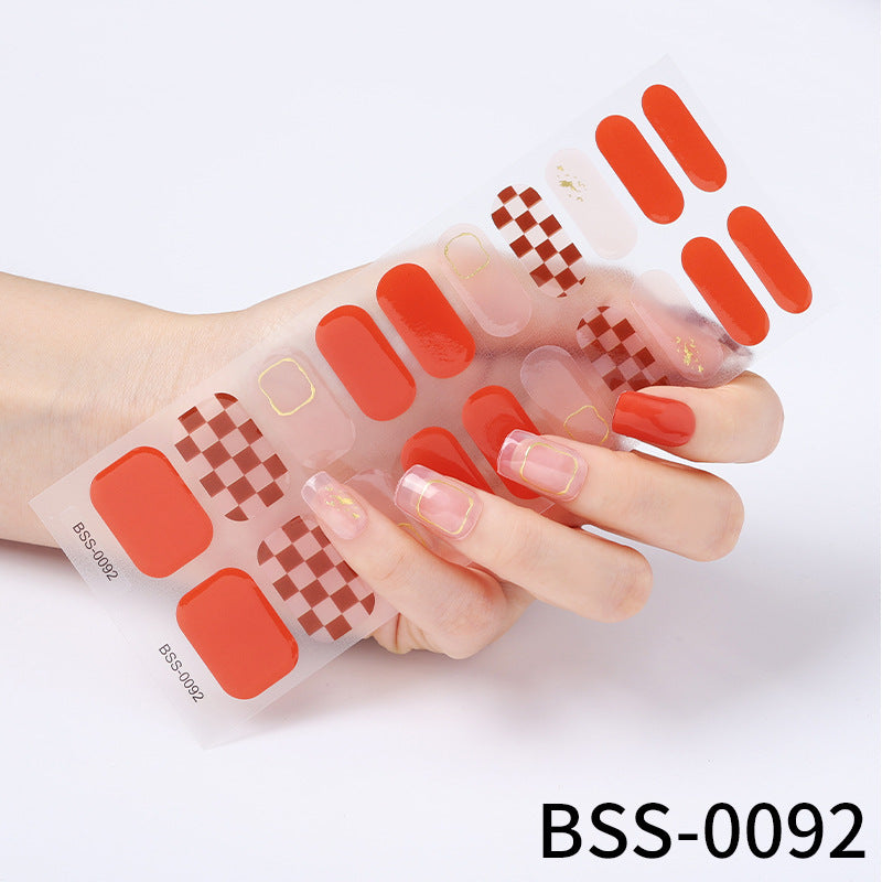 Gel Nail Stickers Phototherapy European And American