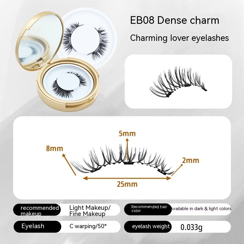 Magnetic False Eyelashes Natural Simulation Tool Outfit