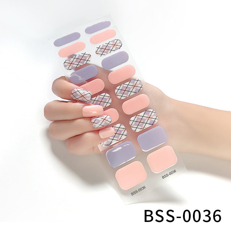 Gel Nail Stickers Phototherapy European And American