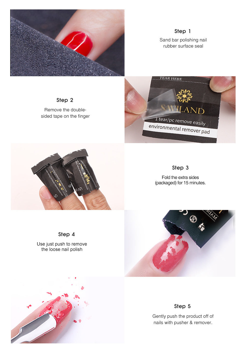 Nail Polish Remover Wraps