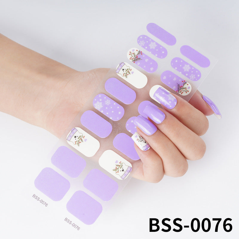 Gel Nail Stickers Phototherapy European And American