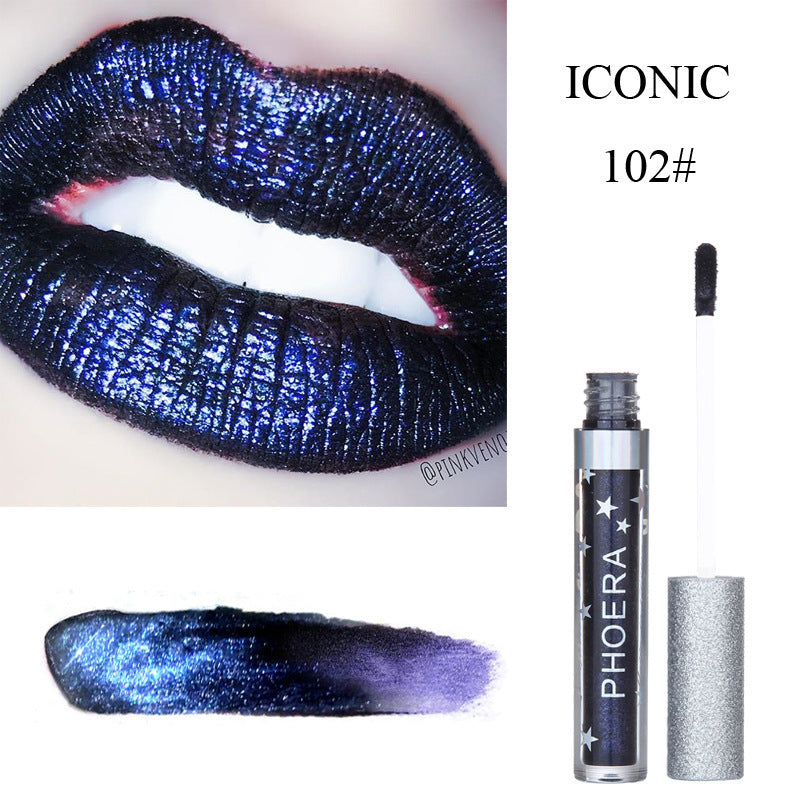 Moisturizing Candy Color Lip Gloss Waterproof Glitter Liquid Lipstick Long Lasting Makeup Lipstick